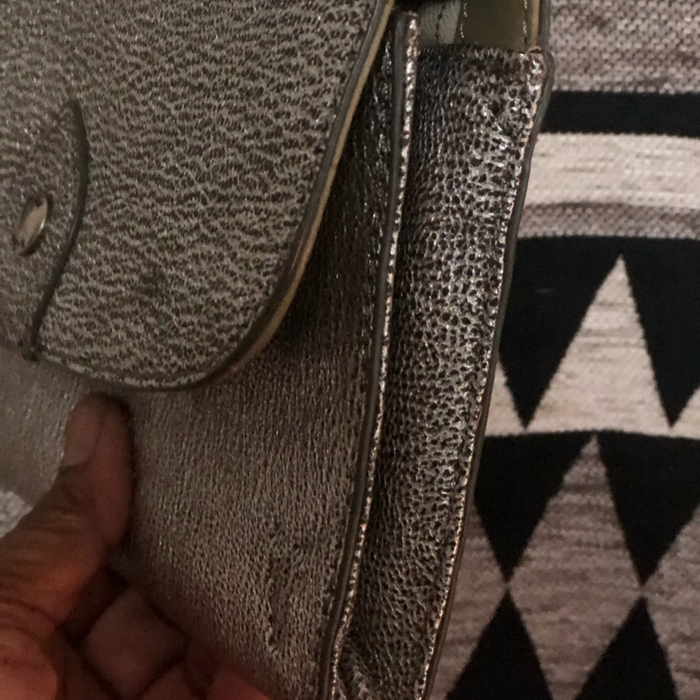 Silver small crossbody